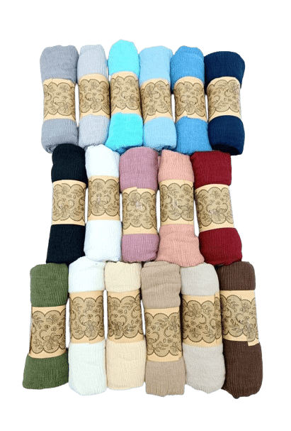 H6-Hijab elegante con pliegues