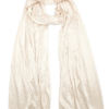 H8-Hijab de satén plisado