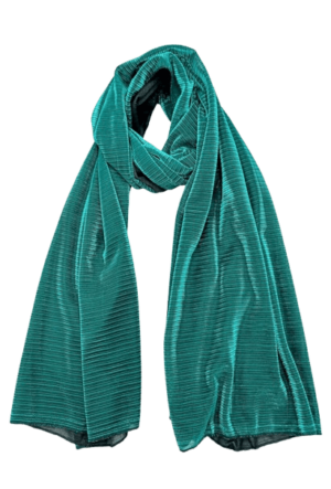 H11-Hijab brillante plisado