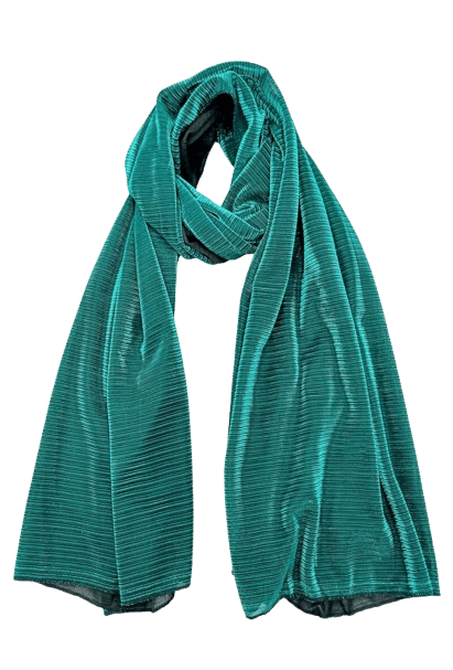 H11-Hijab brillante plisado