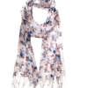 H14-Hijab con Estampado de Flores 