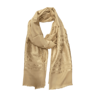 H16-Hijab con tonos dorados