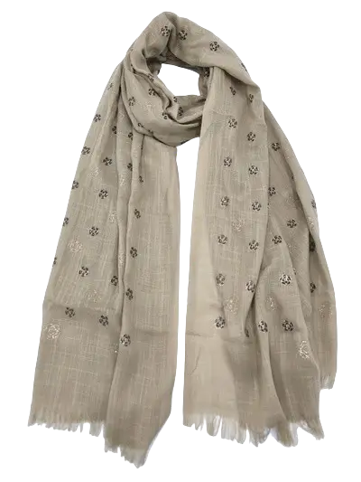H2-Hijab estampado con  flores