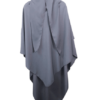 K2-Khimar Largo con 2 Velos en Seda Medina