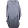 K2-Khimar Largo con 2 Velos en Seda Medina